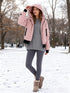 Kurze Damen Winterjacke mit Kapuze | Daunenstil warm & chic